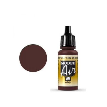 Акрилова фарба Vallejo: Model Air Colors - Serie 400: UK BSC 49 Purple Brown