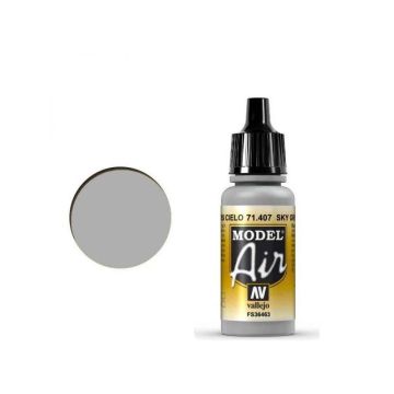 Акрилова фарба Vallejo: Model Air Colors - Serie 400: Sky Grey