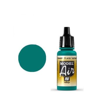 Акрилова фарба Vallejo: Model Air Colors - Serie 400: “Aotake” Translucent Blue