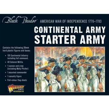 Набір мініатюр Warlord Games Black Powder: American War of Independence: Continental Army Starter Set