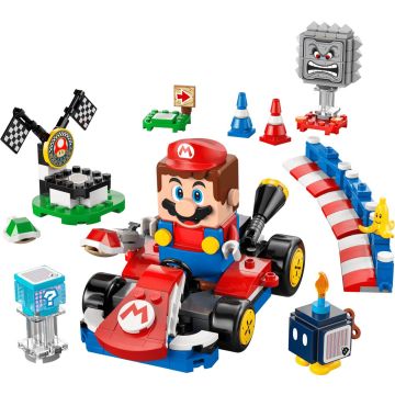 Конструктор LEGO Super Mario Mario Kart™ – Interactive LEGO® Mario™ & Standard Kart (72043)
