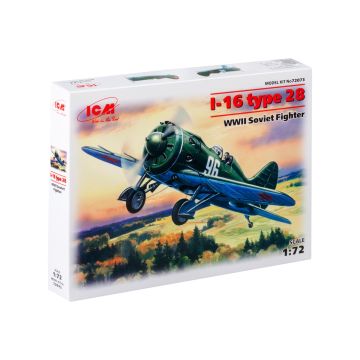 Збірна модель літака ICM: I-16 тип 28