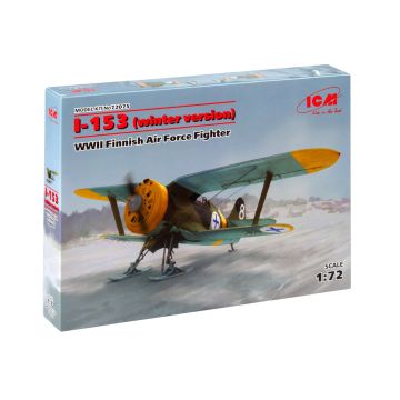 Збірна модель літака ICM: I-153 (зимовий варіант)