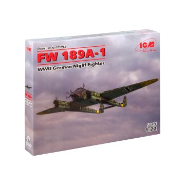 Збірна модель літака ICM: FW 189A-1 (нічний винищувач)