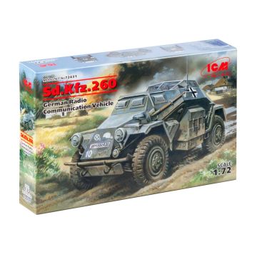 Збірна модель бронеавтомобіля ICM: Sd.Kfz.260