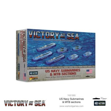 Набір мініатюр Warlord Games Victory at Sea: US Navy Submarines & MTB sections