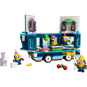 Конструктор LEGO Despicable Me 4 Музичний автобус для вечірок Посіпак (75581)