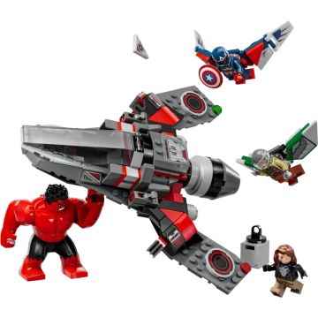 Конструктор LEGO Marvel Капітан Америка проти Червоного Халка (76292)