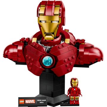 Конструктор LEGO Marvel Погруддя Залізної Людини MK4 (76327)