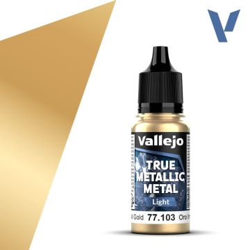 Акрилова фарба Vallejo: True Metallic Metal: Light – Imperial Gold