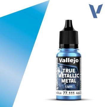 Акрилова фарба Vallejo: True Metallic Metal: Light – Sapphire Blue