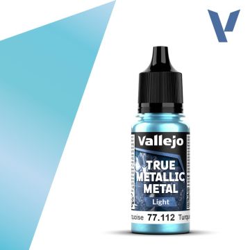 Акрилова фарба Vallejo: True Metallic Metal: Light – Hydra Turquoise