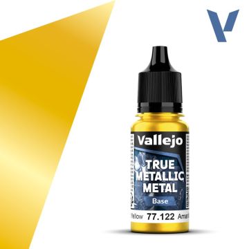 Акрилова фарба Vallejo: True Metallic Metal: Base – Radiant Yellow