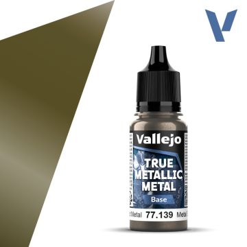 Акрилова фарба Vallejo: True Metallic Metal: Base – Aged Metal