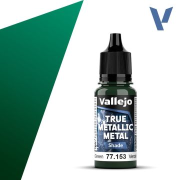 Акрилова фарба Vallejo: True Metallic Metal: Shade – Beetle Green