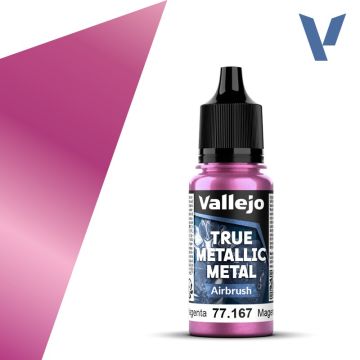 Акрилова фарба Vallejo: True Metallic Metal: Airbrush – Crimson Magenta
