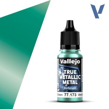 Акрилова фарба Vallejo: True Metallic Metal: Airbrush – Beetle Green