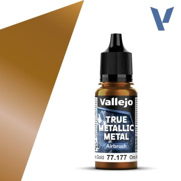 Акрилова фарба Vallejo: True Metallic Metal: Airbrush – Arcane Gold