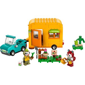 Конструктор LEGO® Animal Crossing™ Садова крамниця і караван, що належать Leif (77054)