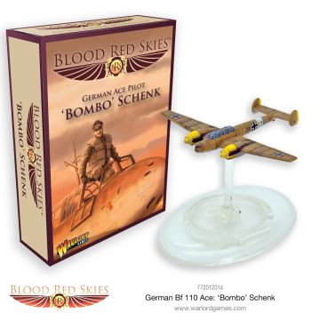 Мініатюра Warlord Games Blood Red Skies: Bf 110 Ace: 'Bombo' Schenk