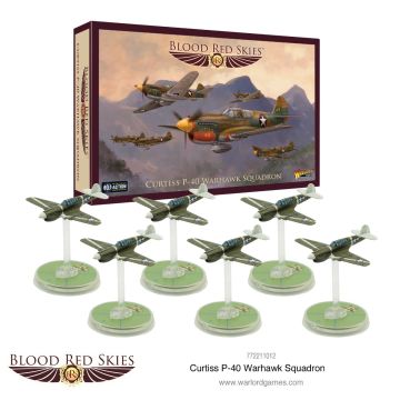 Набір мініатюр Warlord Games Blood Red Skies: Curtiss P-40 Warhawk squadron