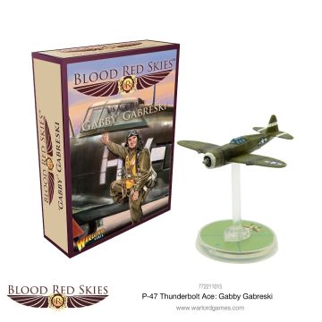Мініатюра Warlord Games Blood Red Skies: P-47 Thunderbolt Ace: 'Gabby' Gabreski