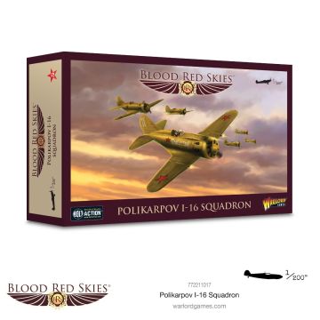 Набір мініатюр Warlord Games Blood Red Skies: Polikarpov I-16 squadron