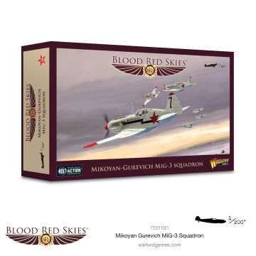 Набір мініатюр Warlord Games Blood Red Skies: Mikoyan-Gurevich MiG-3 squadron