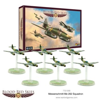 Набір мініатюр Warlord Games Blood Red Skies: Messerschmitt Me 262 squadron