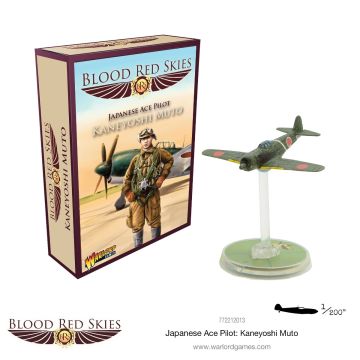Мініатюра Warlord Games Blood Red Skies: Japanese Ace Pilot Kaneyoshi Muto