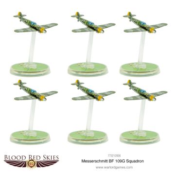 Набір мініатюр Warlord Games Blood Red Skies: Messerschmitt Bf 109G squadron