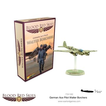 Мініатюра Warlord Games Blood Red Skies: Bf 110 Ace: Walter Borchers