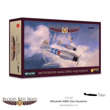 Набір мініатюр Warlord Games Blood Red Skies: Mitsubishi A6M2 Zero Squadron