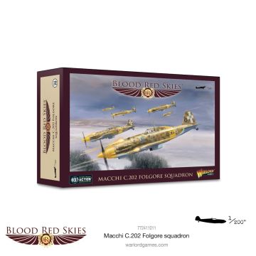 Набір мініатюр Warlord Games Blood Red Skies: Macchi C.202 Folgore squadron
