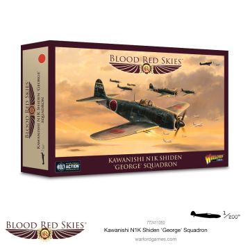 Набір мініатюр Warlord Games Blood Red Skies: Kawanishi N1K2 Shiden-kai 'George' Squadron
