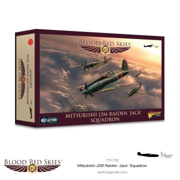 Набір мініатюр Warlord Games Blood Red Skies: Mitsubishi J2M Raiden 'Jack' Squadron