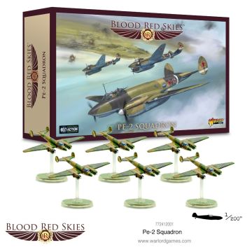 Набір мініатюр Warlord Games Blood Red Skies: Pe-2 squadron