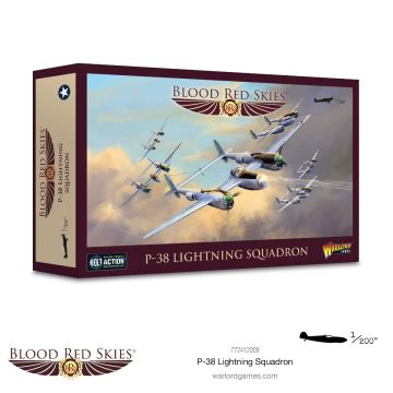 Набір мініатюр Warlord Games Blood Red Skies: P-38 Lightning Squadron