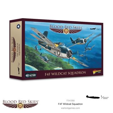 Набір мініатюр Warlord Games Blood Red Skies: Grumman F4F Wildcat Squadron