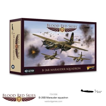 Набір мініатюр Warlord Games Blood Red Skies: B-26B Marauder squadron