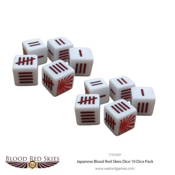 Гральні куби Warlord Games Blood Red Skies: Japanese Blood Red Skies Dice