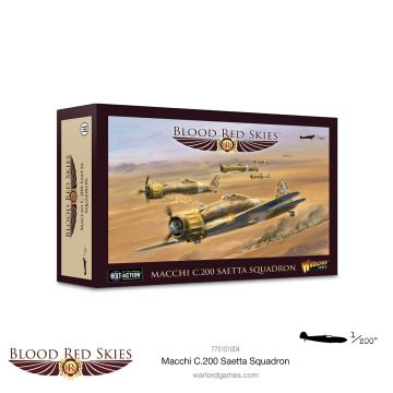 Набір мініатюр Warlord Games Blood Red Skies: Macchi C.200 Saetta squadron