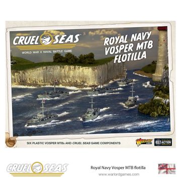 Набір мініатюр Warlord Games Cruel Seas: Royal Navy Vosper MTB Flotilla