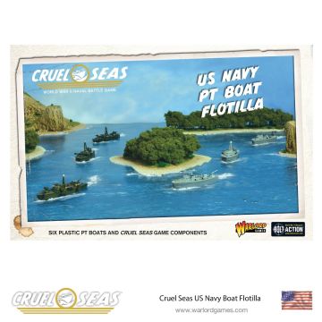 Набір мініатюр Warlord Games Cruel Seas: US Navy PT Boat Flotilla