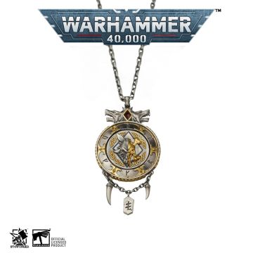 Срібна підвіска з позолотою Starforged: Vlka Fenryka Grand Annulus — Warhammer 40000 Space Wolves