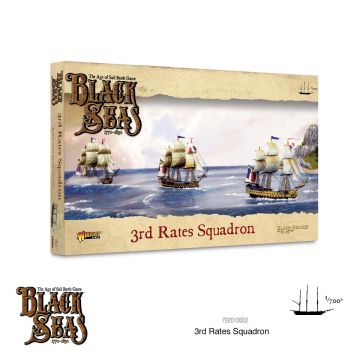 Набір мініатюр Warlord Games Black Powder: Black Seas: 3rd Rates Squadron (1770 - 1830)