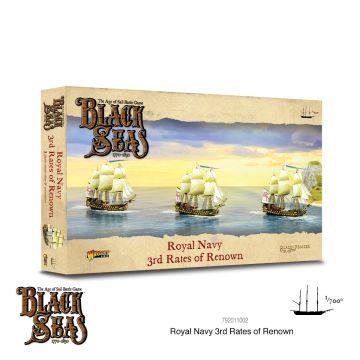 Набір мініатюр Warlord Games Black Powder: Black Seas: Royal Navy 3rd Rates of Renown