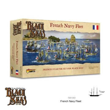 Набір мініатюр Warlord Games Black Powder: Black Seas: French Navy Fleet (1770 - 1830)