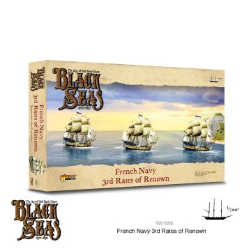Набір мініатюр Warlord Games Black Powder: Black Seas: French Navy 3rd Rates of Renown