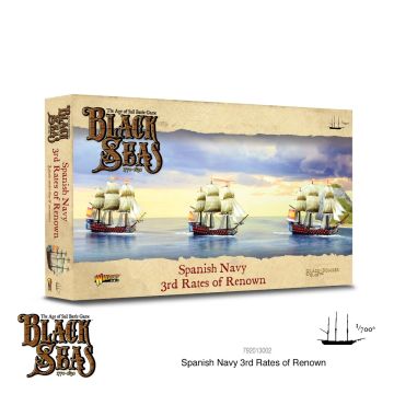 Набір мініатюр Warlord Games Black Powder: Black Seas: Spanish Navy 3rd Rates of Renown